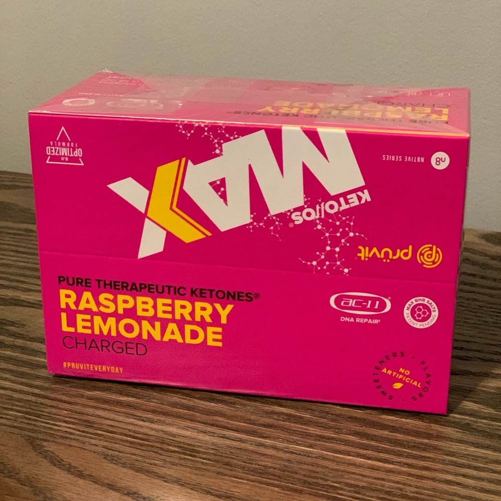 Pruvit Keto Max OS Raspberry Lemonade NIB